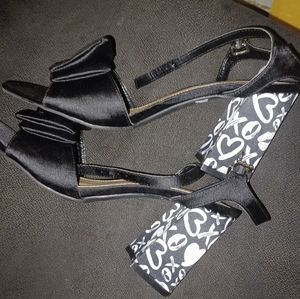 Forever 21 Black XOXO heels size 9